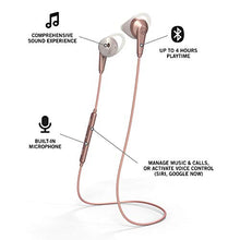 Load image into Gallery viewer, Urbanista Chicago Bluetooth Sports Earphones, High Performance, IPX4 Rated Water Resistant, Call-Handling with Microphone, Sport Carry Pouch, Rose Gold

