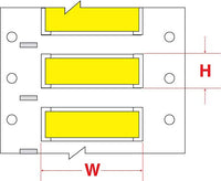 Brady B33 Series PermaSleeve Fluid Resistant Polyolefin Wire Marking Sleeves, 0.094