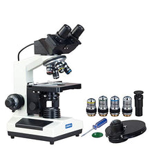 Load image into Gallery viewer, OMAX 40X-2000X Digital Binocular Phase Contrast Compound Microscope with Built-in 3.0MP USB and Turret Phase Contrast Kit
