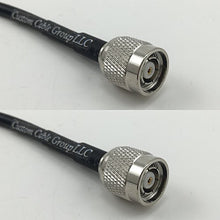 Load image into Gallery viewer, 12 inch RG188 RP-TNC MALE to RP-TNC MALE Pigtail Jumper RF coaxial cable 50ohm Quick USA Shipping

