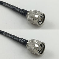 12 inch RG188 RP-TNC MALE to RP-TNC MALE Pigtail Jumper RF coaxial cable 50ohm Quick USA Shipping