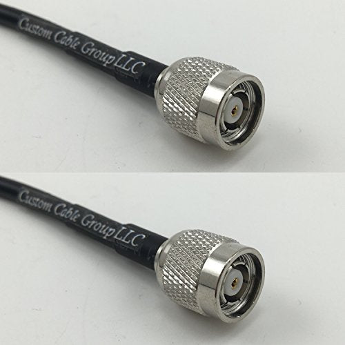 12 inch RG188 RP-TNC MALE to RP-TNC MALE Pigtail Jumper RF coaxial cable 50ohm Quick USA Shipping