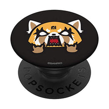 Load image into Gallery viewer, Aggretsuko Classic Rock Rage Face PopSockets PopGrip: Swappable Grip for Phones &amp; Tablets
