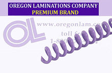 Load image into Gallery viewer, Spiral Binding Coils 7mm (9/32 x 12) 4:1 [pk of 100] Lilac (PMS 528 C)
