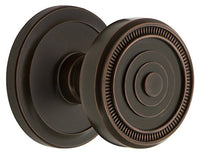 Grandeur 820369 Circulaire Rosette Privacy with Soleil Knob in Timeless Bronze, 2.75