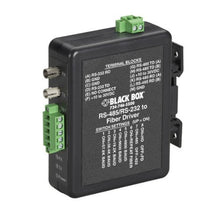 Load image into Gallery viewer, Black Box Industrial DIN Rail RS-232/RS-422/RS-485 to Fiber Driver
