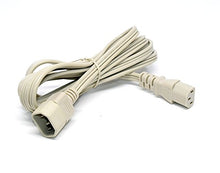 Load image into Gallery viewer, 8ft 6in 18 AWG Beige IEC C14 to IEC C13
