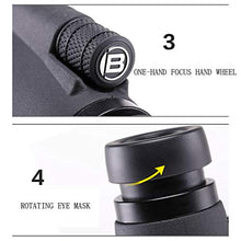 Load image into Gallery viewer, 12x50 Monocular Telescope, High Magnification Wide Angle Low Light Level Night Vision for Climbing, Concerts,Travel.
