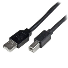 Load image into Gallery viewer, StarTech.com 20m / 65 ft Active USB 2.0 A to B Cable - Long 20 m USB Cable - 20m USB Printer Cable - 1x USB A (M), 1x USB B (M) - Black (USB2HAB65AC)
