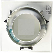 Load image into Gallery viewer, Juno Lighting 12SQ WWH 4&quot; Square Recessed Shower, Frosted Glass with White Trim
