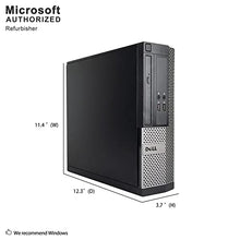 Load image into Gallery viewer, DELL OPTIPLEX 390 DT Desktop Computer, Intel Core I3-2100 3.1GHz, 8GB DDR3, 1TB, DVD, WIFI, HDMI, VGA, Bluetooth 4.0, Windows 10 Professional 64 Bit (Renewed)

