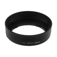 Load image into Gallery viewer, Fotodiox Lens Hood Replacement for HB-33 Compatible with Nikon Nikkor AF-S 18-55mm f/3.5-5.6G ED and AF-S 18-55mm f/3.5-5.6G ED II Lens
