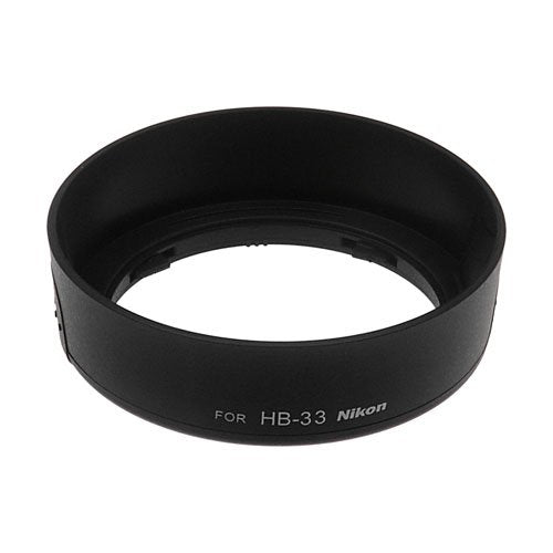 Fotodiox Lens Hood Replacement for HB-33 Compatible with Nikon Nikkor AF-S 18-55mm f/3.5-5.6G ED and AF-S 18-55mm f/3.5-5.6G ED II Lens