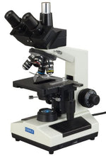 Load image into Gallery viewer, OMAX 40X-1000X Trinocular Compound Microscope with Replaceable LED Light and Darkfield Condenser

