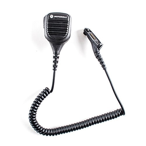 Motorola PMMN4050A Large Remote Speaker Microphone with Noise-Cancelling Feature (Black)