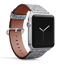 Load image into Gallery viewer, Compatible with Big Apple Watch 42mm, 44mm, 45mm (All Series) Leather Watch Wrist Band Strap Bracelet with Adapters (Dental Care)
