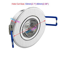 Load image into Gallery viewer, BRILLRAYDO 1W LED Ceiling Light Fixture Bulb Flush Mounting Cabinet Recessed L.
