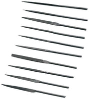 HAWK 180mm x 5mm, 10 Piece Needle File Set With 10 Different Shapes - F341