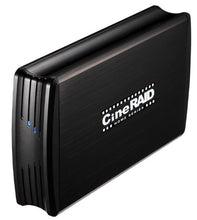Load image into Gallery viewer, CineRAID CR-H212 (USB 3.0 Dual Bay Portable Hard Drive (2.5 Drive) RAID Enclosure) 2 TB RAID Enclosure
