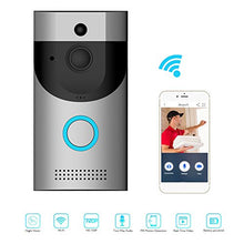Load image into Gallery viewer, Video Doorbell, Awakingdemi Waterproof Smart Doorbell 720P HD Wifi Security Camera, Real-Time Two-Way Talk and Video, Night Vision, PIR Motion Detection and App Control for IOS, Android and Coogle
