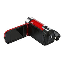Load image into Gallery viewer, Video Camcorder HD 1080P Handheld Digital Camera 16X Digital Zoom with External Microphone Digital Camcorders (Red)
