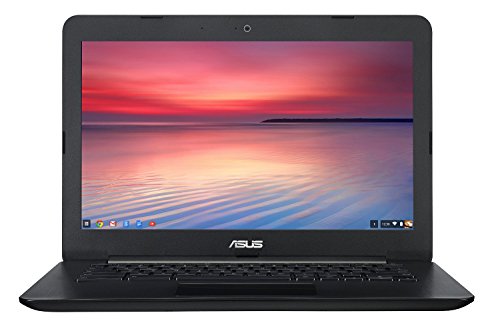 ASUS Chromebook C300MA 13.3 Inch 1366 x 768 (Intel N2830 2.16GHz Dual-Core, 16GB SSD, Black) Multi-Format SD Card Reader (Renewed)