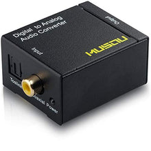 Load image into Gallery viewer, Musou Digital Optical Coax to Analog RCA Audio Converter Adapter
