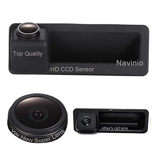 HD Color CCD Waterproof Vehicle Car Rear View Backup Camera, 170 Viewing Angle Reversing Camera for BMW 1/2/3/4/5/7/M Series X1 X3 X4 X5 X6 F18 F35 F45 F46 F48 F80 520Li 525Li (NO.2 HD Camera)