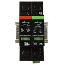 Load image into Gallery viewer, ASI ASISP420-PN UL 1449 4th Ed. DIN Rail Mounted Surge Protection Device, 2 Pole, 347 Vac, Pluggable MOV and GDT Module

