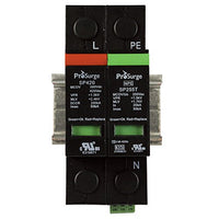ASI ASISP420-PN UL 1449 4th Ed. DIN Rail Mounted Surge Protection Device, 2 Pole, 347 Vac, Pluggable MOV and GDT Module