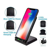 Load image into Gallery viewer, BoxWave Charger Compatible with Motorola Droid Turbo (Charger by BoxWave) - Wireless QuickCharge Stand, No Cord; no Problem! Charge Your Phone with Ease! for Motorola Droid Turbo - Jet Black
