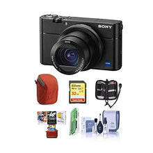 Load image into Gallery viewer, Sony Cyber-Shot DSC-RX100 VA Digital Camera, Black - Bundle with 32GB SDHC U3 Card, Camera Case, Cleaning Kit, Memory Wallet, Card Reader, Mac Software Package
