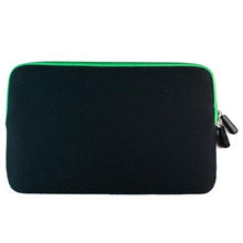 Load image into Gallery viewer, Gizmo Dorks Neoprene Zipper Sleeve Case Cover (Black Green) for Kobo Arc eReader
