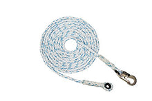 Load image into Gallery viewer, Pelican Rope 5/18&quot; x 200&#39; Polyester Composite Vertical Lifeline Rope with Steel Snaphook and Thimble Ends
