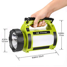 Load image into Gallery viewer, LE Rechargeable LED Camping Lantern, 1000LM, 5 Light Modes, 3600mAh Power Bank, IPX4 Waterproof, Perfect Lantern Flashlight for Hurricane Emergency, Hiking, Home and More, USB Cable Included
