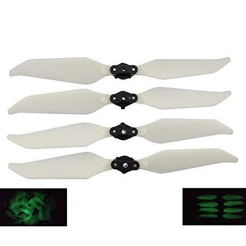 Upgarded Propellers for DJI Mavic Pro Platinum 8331 8331F Low-Noise Quick-Release Folding More Color Propellers Mavic Pro Props Blades (Fluorescence White)