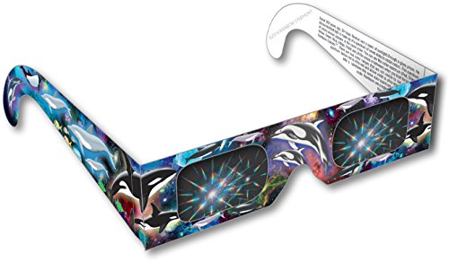 Rainbow Symphony Rainbow Glasses - Dolphin Design, Package of 50