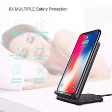 Load image into Gallery viewer, Charger for LG G7 ThinQ (Charger by BoxWave) - Wireless QuickCharge Stand, No Cord; no Problem! Charge Your Phone with Ease! for LG G7 ThinQ - Jet Black
