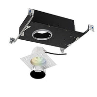 WAC Lighting R3ARDL-F830-BK Aether Round Invisible Trim with LED Light Engine Flood 40 Beam 3000K Soft White, Black