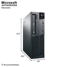 Load image into Gallery viewer, Lenovo Think Center M81 SFF Desktop Computer, Intel Quad Core I5-2400 3.1GHz up to 3.4GHz, 12GB DDR3 RAM, 2TB HDD, DVD, WIFI, BT 4.0, HDMI, VGA, Display port, W10P64 (Renewed)
