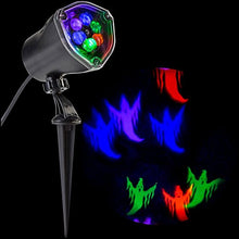 Load image into Gallery viewer, Lightshow Strobing LED Chasing Ghost Strobe Multi-Color Spotlight Whirl-a-Motion
