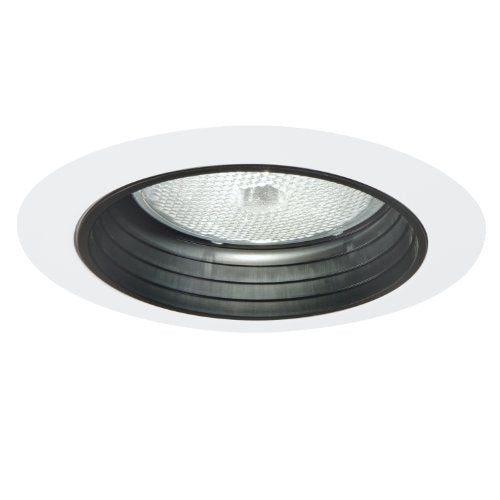 Halo Recessed 5010 Trim with Black Baffle, White