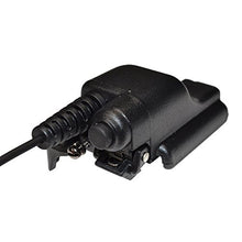 Load image into Gallery viewer, HQRP 4-Pack G Shape Earpiece Headset PTT Mic for Motorola JT1000, PR1500, MT1500 + HQRP UV Meter
