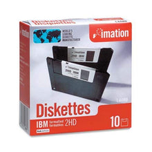 Load image into Gallery viewer, Imation - 3-1/2&quot; Diskettes, Formatted, PC Format, 1.44MB, DS-HD
