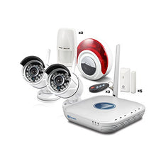 Load image into Gallery viewer, Swann SWNVA-460AN2-US SWNVA-460AN2 Video and Alarm Security Kit (White)
