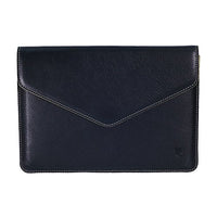 MediaDevil Apple iPad Mini 1/2/3/4 Leather Case (Navy with Cream Stitching and Inner) - Artisansuit Genuine European Leather Case