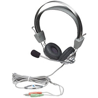 Manhattan 175517 SS Stereo Headset W/Boom Microphone & In-Line Volume Control Electronics Accessories
