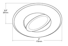 Load image into Gallery viewer, NICOR Lighting 5/6 inch LED Gimbal Downlight Retrofit Kit, 4000K White (DLG56-10-120-4K-WH)
