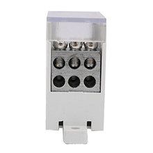 Load image into Gallery viewer, uxcell 200A One Inlet Six Outlet Wire Terminal Junction Box Electrical Connector White
