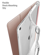 Load image into Gallery viewer, iPad Air 3 Case (10.5 Inch, 2019), iPad Pro 10.5 Case, Poetic Smart Cover with Apple Pencil Holder, Flexible Soft Clear TPU Back, Slim Fit Trifold Stand Folio Front, Lumos X Series, Rose Gold/Clear
